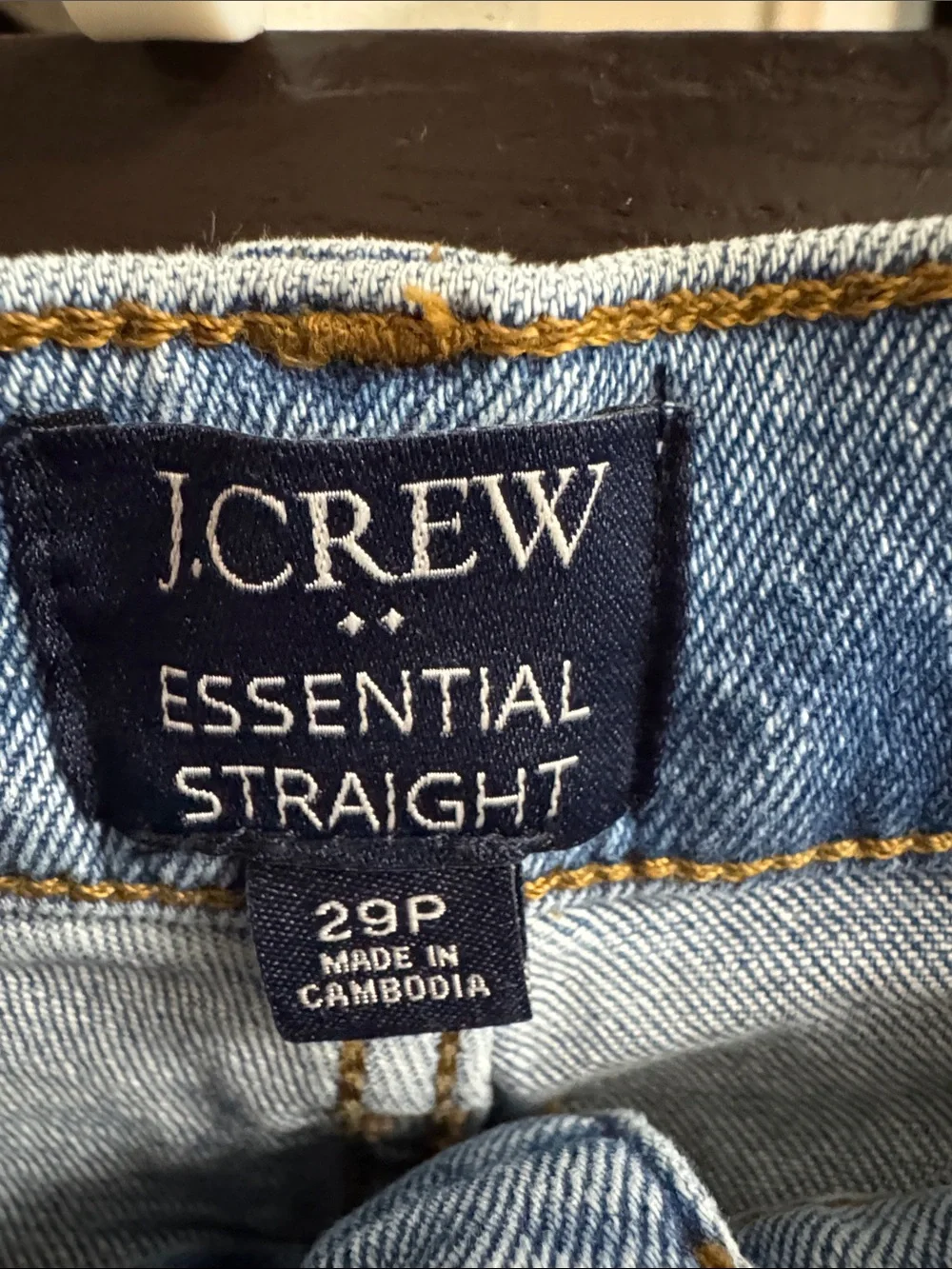 J. Crew essential straight